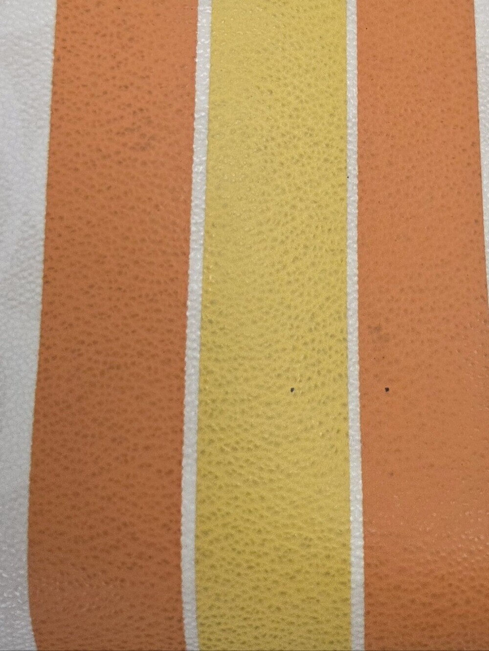 COACH Varsity Stripe  Crossbody Coated Canvas Bag Orange and Yellow - Picture 11 of 16